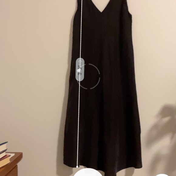 Black Enza Costa Silk Dress Size 1 - Picture 8 of 8